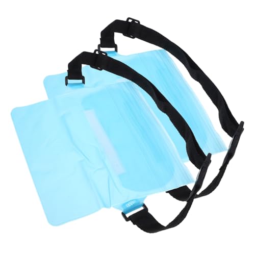 Abaodam 2Pcs Phone Pouch with Adjustable Waist Strap Keep Valuables for Beach Activities Transparent Design for Easy Access