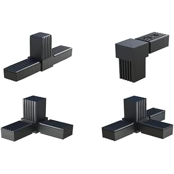 cyclingcolors Plug Connector 20 x 20 25 x 25 30 x 30 Square Tube Profiles 20 mm 25 mm 30 mm Plastic Pipe Connector L 20 mm