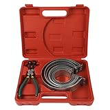 Automotive Piston Ring Compressor Tool, Car Engine Piston Ring Compressor Pliers Set Repair Tool Kit