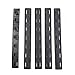 Ltnsimy 5Pack Black Picatinny Polymer Rail for M-Rail