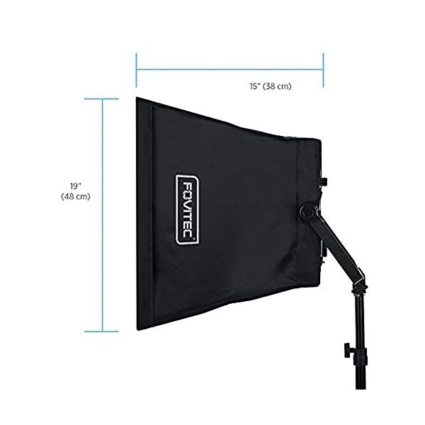 Fovitec LED faltbar Softbox Lichtformer kompatibel mit 600 Serie Panel – Bild 3