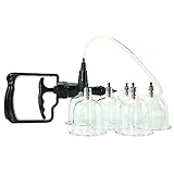Pipedream Fetish Fantasy Series Beginner’s 6pc. Cupping Set, Clear & Black, One Size