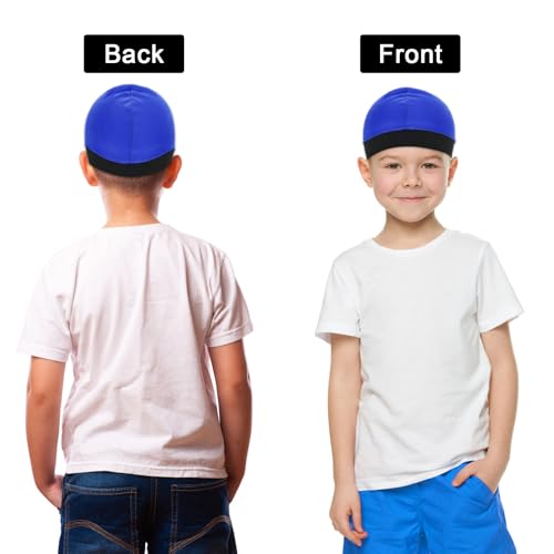4Pcs Wave Cap for Kids Silk Satin Kids Durags for Boys Elastic 360 Waves Beanie Wave Cap Soft Breathable Stocking Caps2