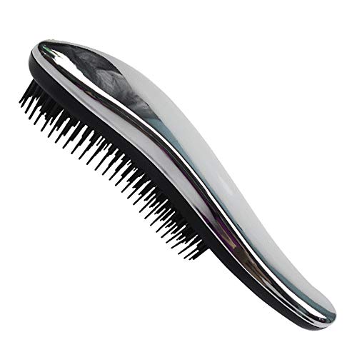 Detangling Brush - No More Tangle for All Hair Types, Wet or Dry, For All Ages(Sliver)