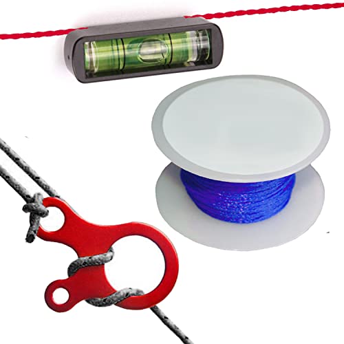 Maurerschnur - Schnurspanner - Schnurwasserwaage - Set bestehend aus Maurerschnur (Richtschnur) Maurerschnurspanner (Schnurspanner) mobile Schnurwasserwaage Maurerschnur - Schnurspanner - Schnurwasserwaage - Set bestehend aus Maurerschnur (Richtschnur) Maurerschnurspanner (Schnurspanner) mobile Schnurwasserwaage