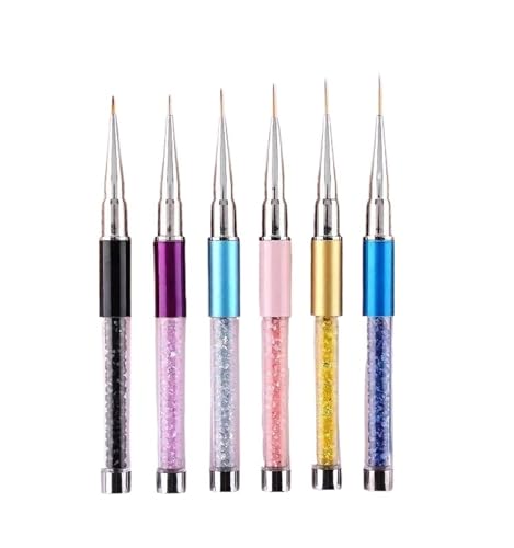 プロフェッショナルネイルアートブラシ UVジェルペイントペン 彫刻ネイルアートライナー 3Dラインストーン ビューティーブラシ マニキュア用品 1本(15mm)