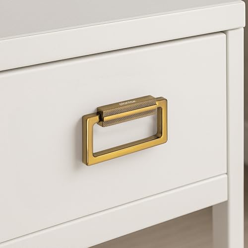 Image of Plantex Rajwadi Drawer Kadi /Drawer Handle /Kadi for Drawers /Pull-Push Kadi for Home /Office Cabinet - Pack of 1 (SH-344, Gold)