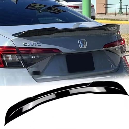 AUTOXBERT Rear Spoiler Wing Compatible with 2022 2023 2024 2025 Honda Civic Sedan Sport Rear Trunk Spoiler Wing Lip for Honda Civic Sedan Accessories (Glossy Black)