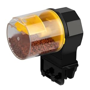Fish Tank Automatic Feeder, Intelligent Timer Dispenser, Large Capacity Fish Feeder for Aquarium Small Fish and Turtle Tanks