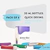Glitter Glue for Crafts in Bright Classic Colors: Silver, Red, Green, Blue, Purple & Gold Glitter Glue Washable & Non-Toxic Used for Gluing, Drawing, Writing, Outlining, 0.67 OZ (6 Pieces) - by Enday #4