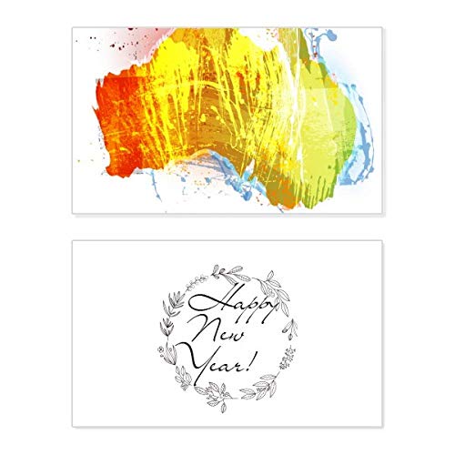 Tarjeta de Año Nuevo con mapa de Australia, el regalo conmemorativo ideal