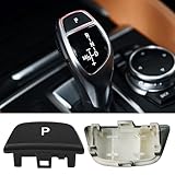 Jaronx Compatible with BMW Gear Shift P Button for X5 F15 2014-2018/ X6 F16 2014-2019, Gear Shift Parking Button Replacement for BMW F15 F16 61319346827 (Matte Black)