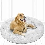 Friends Forever Coco Donut Dog Bed, Soft Faux Fur Cat Couch For Indoor Pet, Fluffy Calming Plush...