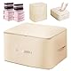 DOZNOZRI Ultra Platzsparender Selbstkomprimierender Organizer XL Gross Aufbewahrungstasche Bettdecke mit Reißverschluss für Bettdecken, Kleidung, Decken (Beige, XL)