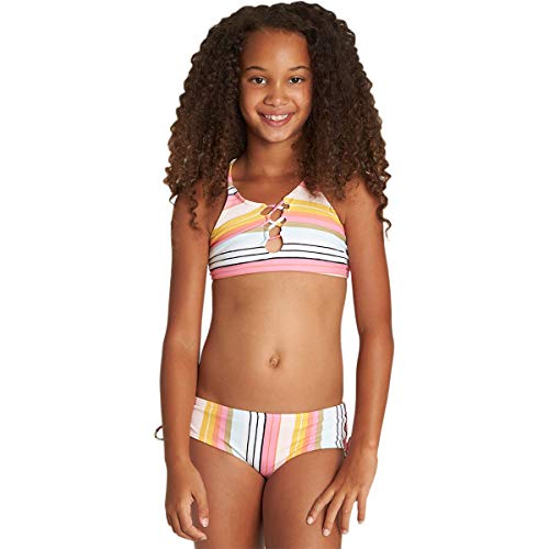 Amazon.com: Billabong Girls' Sunny Song Hi Neck Two Piece Swim Set