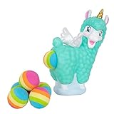 Hog Wild Llamacorn Foam Ball Popper Toy - Rainbow Pooping Unicorn Llama - Shoot Foam Balls up to 20...