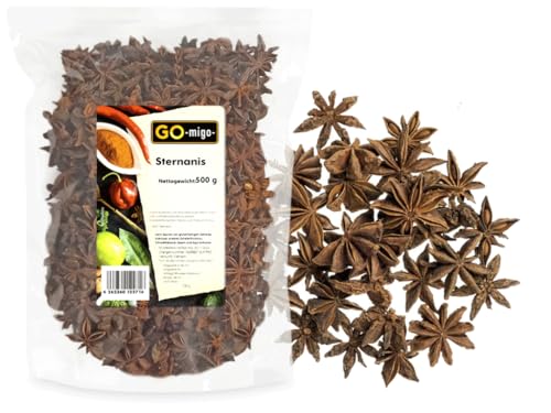 Sternanis ganz 500g Naturbelassen 100% Natur