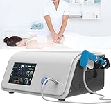 LIBRACTA Máquina Terapia Ondas Choque Extracorpóreas, Alivio Dolor Articulaciones Y Músculos, Regeneración Tejido Muscular Y Óseo, Máquina Terapia Ed Sin Dolor con 5 Cabezales Masaje