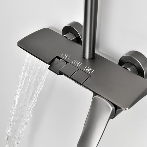 Tête de douche réglable en hauteur avec mitigeur Billg