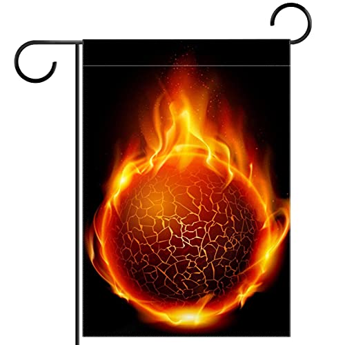 Drapeau de jardin The Burning Fire 30x45 cm double face
