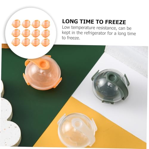 Molde para hielo esfera 12 piezas ULTECHNOVO naranja miniatura 3