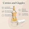 Cutties and Giggles Luxury Car Perfume Diffuser, Refillable, Vegan-Friendly, Designer-Inspired by Creed Aventus Scent, Handmade in UK, Long-Lasting, Glass Bottle Diffuser for Cars & Homes #5