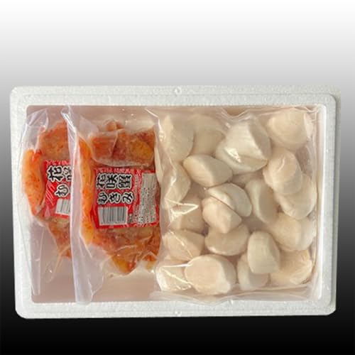 [北海道根室市] 花咲かにむき身300g×2P、ほたて貝柱500g×2P
