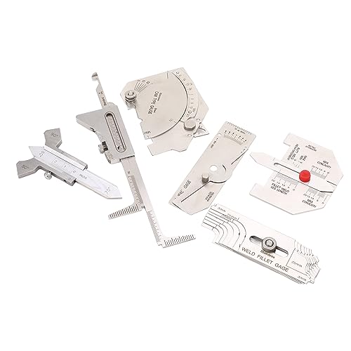 Set de 6 Medidores de Soldadura de Filete Acero Inoxidable miniatura 7