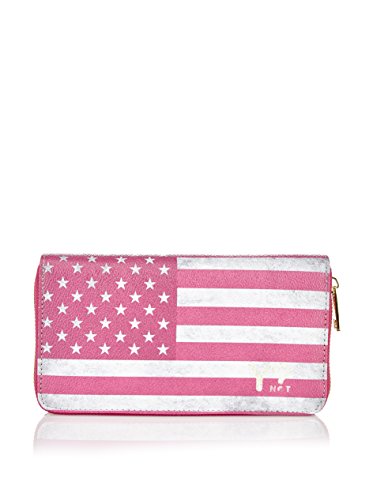 Y Not? Portafoglio Bianco/Fucsia Unica