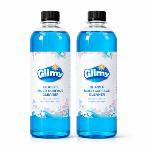 Image of Glass & Multi-Surface Cleaner Spray 1.8 L | Cherry Blossom Fragrance for Fresh, Pleasant Home Care | Crystal Clear Finish, Easy Wipe Cleaning, Streak-Free Shine, No Smudges | Fast-Dry Formula
