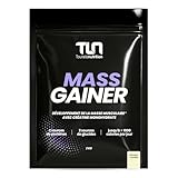 MASS GAINER | Gainer Prise de Masse Musculation | Créatine | +1200 kcal par jour | Protéines Whey & Caséine + Glucides Avoine & Maltodextrine + MCT | 20 Portions par Doypack de 2 kg | Vanille | TLN