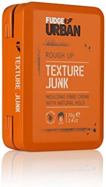 Fudge Urban Texturising Hair Cream, Texture Junk Fibre Crème, Flexible Medium Hold Hair Styling Product, Mouldable Clay with Natural Hold, 70 g