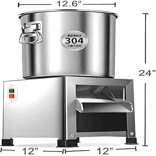 1800 W domowy rozdrabniacz do warzyw, mała komercyjna kruszarka, moc 50-120 kg/h do gotowania w domu i użytku w gospodarstwie, szybkie i wydajne przygotowywanie żywności