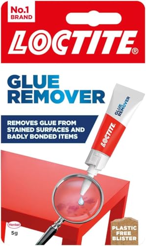 Loctite Glue Remover Effective Adhesive Remover for Correcting Badly Bonded Items Practical Sticker Remover for a Range of Surfaces 1 x 5g