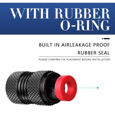 Greenworld Premium Black Metal Car Tyre Valve Cap Air Cap Car Tyre Valve Stem Cap Air Covers with Logo (for Black)