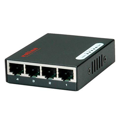 Preisvergleich Produktbild ROLINE 21143514 Gigabit Ethernet Switch, Pocket, 4 Ports