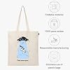 Eco Right Unisex's Stoffbeutel, Tote Bag Aesthetic, Einkaufstasche Canvas Tragetasche & Stofftasche Damen Dead #5