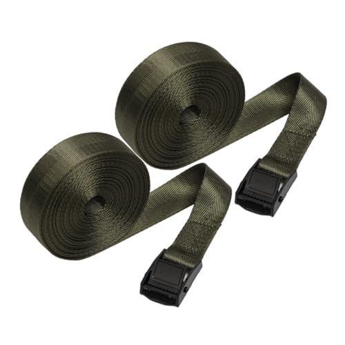MUELODSIC 2rouleaux Sangles De Fixation Réglables Nylon Avec Boucles De Sangles Cam Buckle Pour Camping Transport Et Équipement De Plein Air De Résistantes Et Pratiques