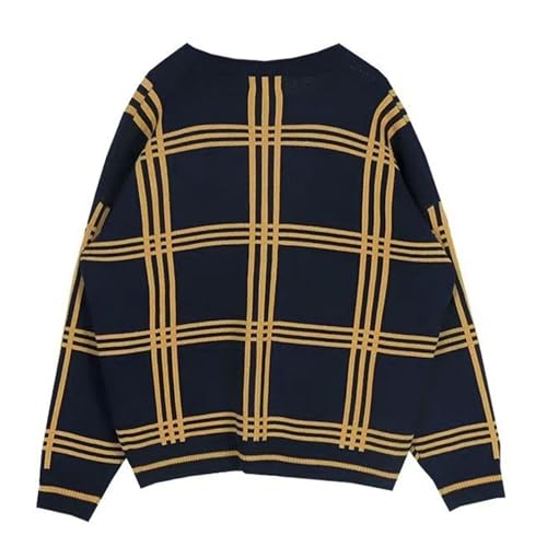 Chaqueta de punto a rayas para hombre en corte slim informal 5