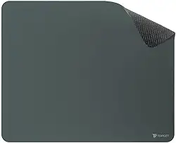 Mouse Pad TopGet ProControl | Gamer & Home Office | Precisão, Deslize Suave | Base Borracha Antiderrapante, Poliéster Durável | 22x18 cm (Grafite)