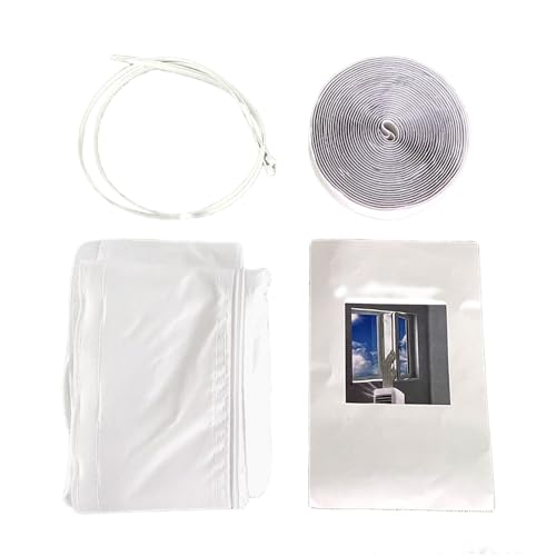 Klimaanlage Fensterabdichtung, 400cm Dachfensterabdichtung Für Mobile Klimageräte, Balkontür Klimaanlage Abdichtung, Hot Air Stop Mit...