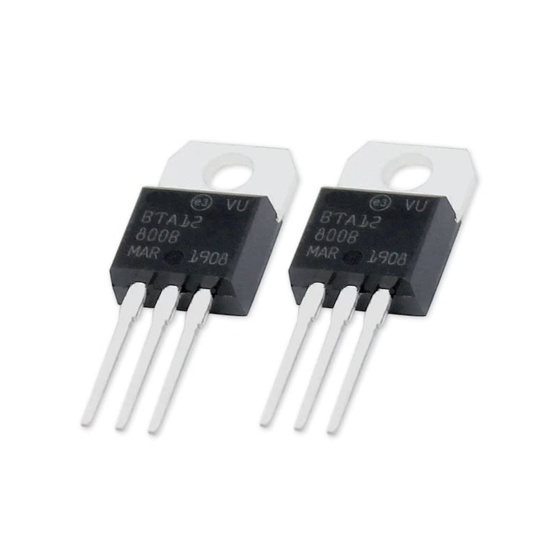 Transistor 10pcs BTA12-800B Transistor Set BTA12 12A 800V Triac Alternistor TO-220 Nivel lógico y Kit de transistores estándar