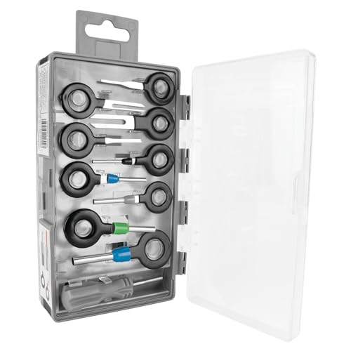 Performance Tool W9053 22 pc. Quick Release Terminal Release Kit With Weather Pack Tool & 2 Sided Flip Storage Case