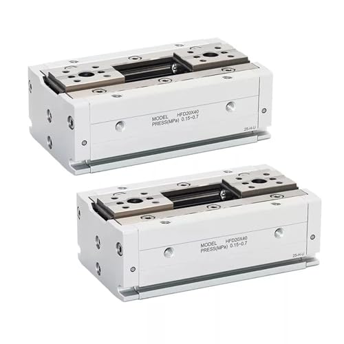 Vérin pneumatique compact HFD12 contre le jeu mécanique industriel - 2