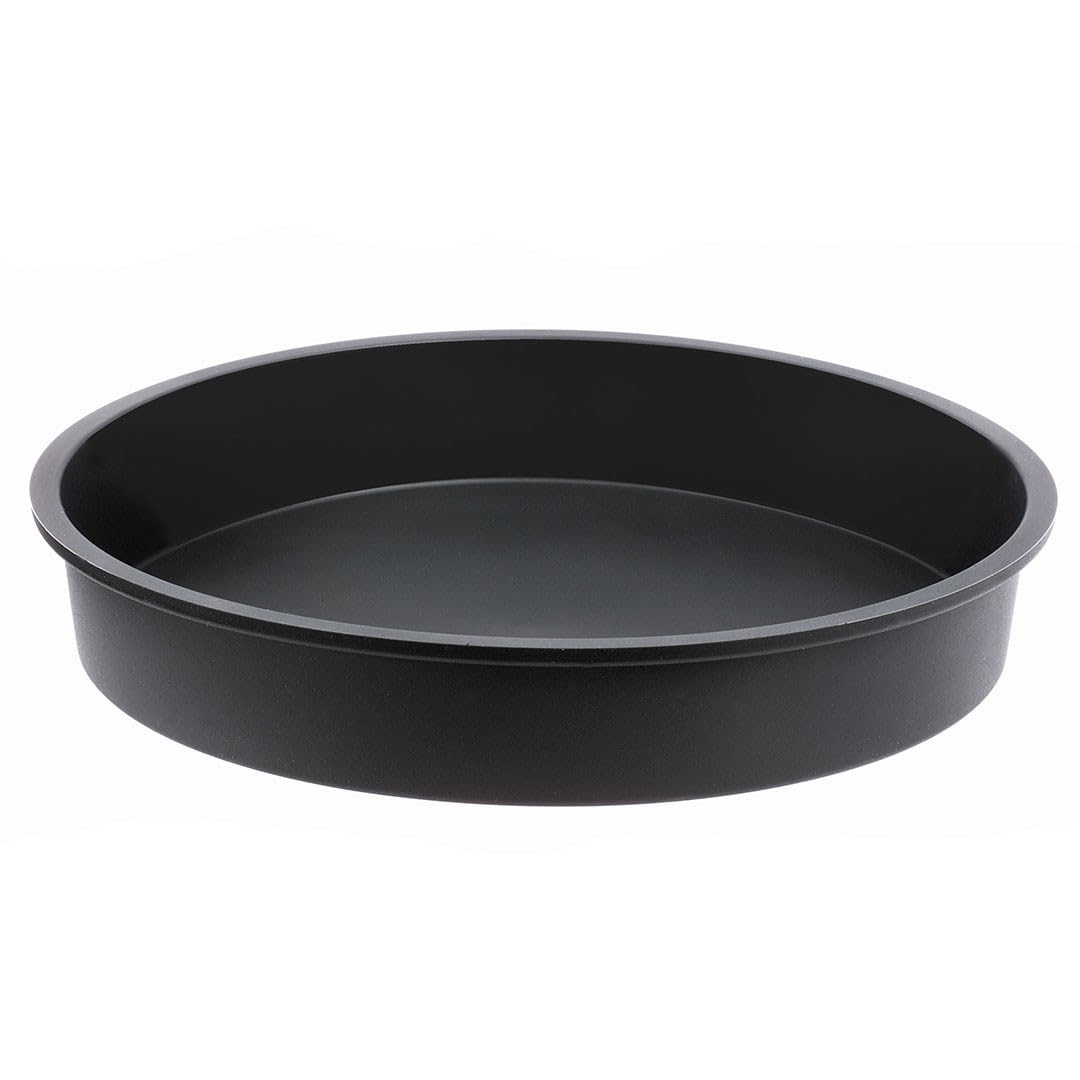 De Buyer 1990.24 Moul ' Flex Round Pie Pan, 24 cm Diameter, Black