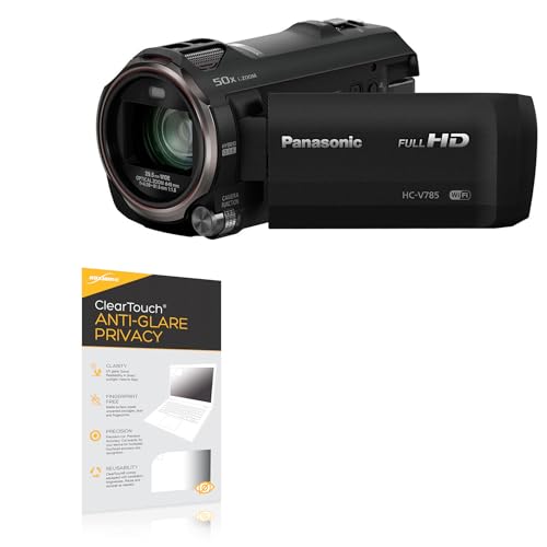 BoxWave Screen Protector Compatible with Panasonic HC-V785K - ClearTouch Anti-Glare Privacy (2-Pack), Privacy Screen Protector Flexible Film Anti-Glare