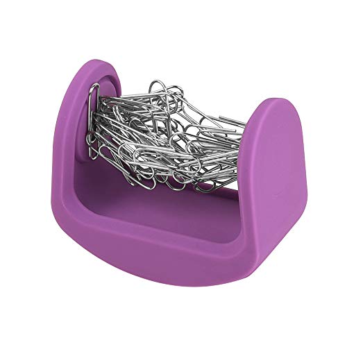 TXEsign Magnetic Silicone Paper Clip Swinging Holder Office Desk Organizer Desk Toy Decor