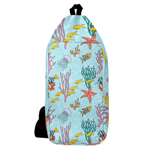 Sac à bandoulière sous-marin multicolore pour homme et femme actif
