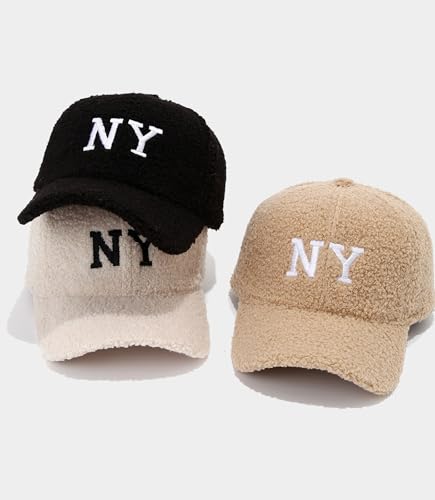 Gorra unisex bordada estilo New York de invierno miniatura 6