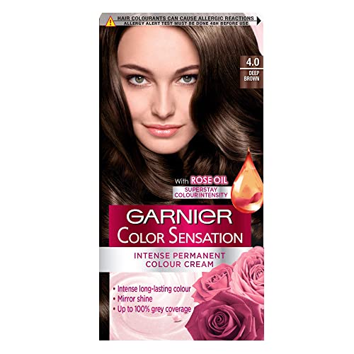 Garnier Color Sensation 4.0 Lot de 3 colorations permanentes Châtain foncé